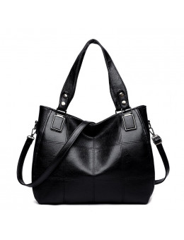 Женская кожаная сумка 8802-1 BLACK